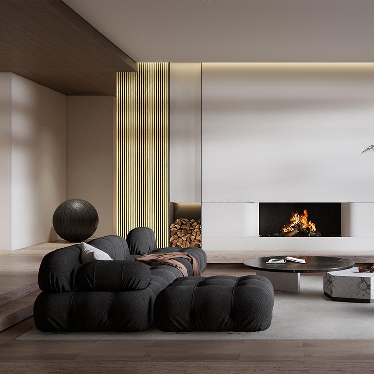 High-Quality pet accoustic panel wood veneer