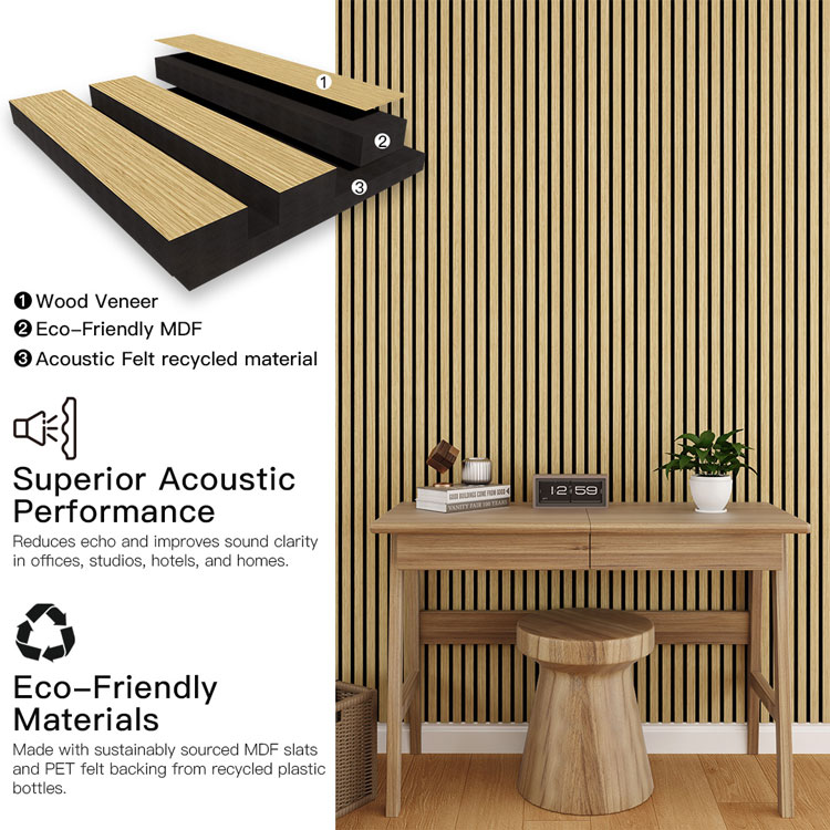 Hot Selling Acoustic Wood Slat Panels – Custom Solutions